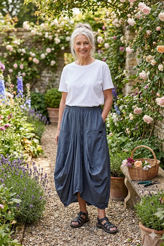 Normal Crazy - Rok Puur tricot - uni Grijs