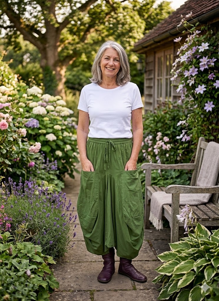 Normal Crazy - Rok Puur tricot - uni Ivy groen