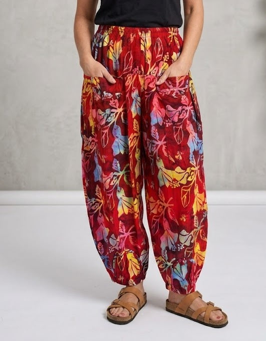 Normal Crazy - Sindy +10 cm - Batik - Print Bloem rood bloem