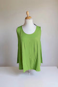 Normal Crazy - Mouwloze Top Aline -10 spandex - Lime appel groen