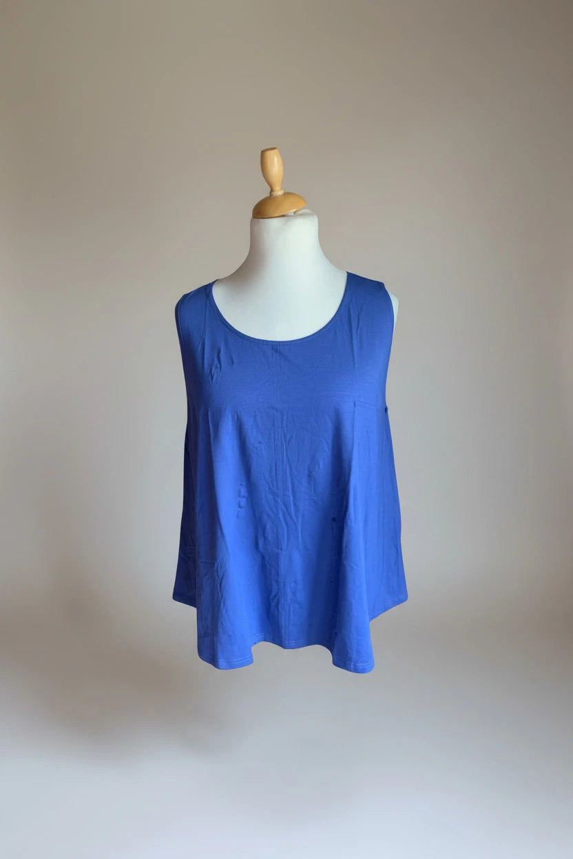 Normal Crazy - Mouwloze Top Aline-10 spandex - Ocean blue
