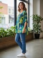 Normal Crazy - Blouse New Moza korte mouw Batik