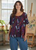 Normal Crazy - Blouse New Moza korte mouw Batik