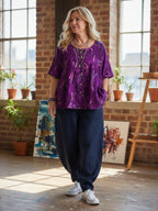 Normal Crazy - Blouse New Moza korte mouw Batik