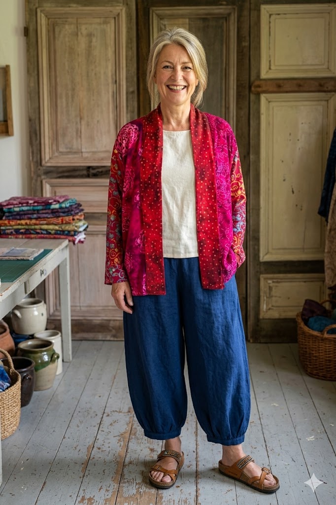 Normal crazy - Short jacket +15 Patchwork - Rood/Magenta