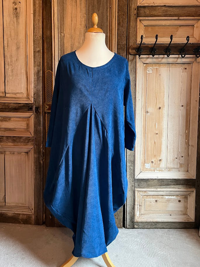 Normal Crazy - Corduroy jurk Balon - Cobalt