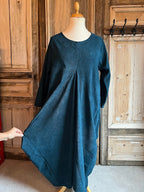 Normal Crazy - Corduroy jurk Balon - Petrol