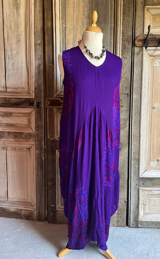 Normal Crazy - Long Dress Balon - Paars