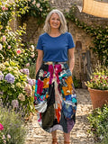Normal Crazy - Lange Rok Puur - patchwork mixed