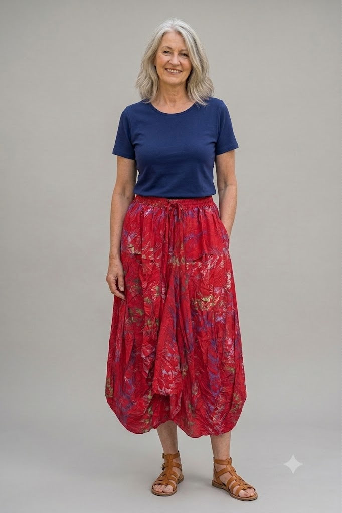 Normal Crazy - Rok Puur Batik - Rood