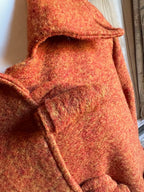 Normal Crazy - wollen jas gevoerd - Warm Oranje