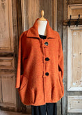 Normal Crazy - wollen jas - Warm Oranje