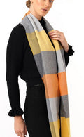 McNutt of Donegal - Sjaal Orange & Smoke #