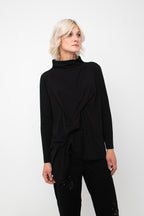 Ozai N Kü - Drapeer shirt 766023- Black