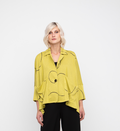 Ozai N Kü - Vest met cirkel patroon 766094 - Lemon