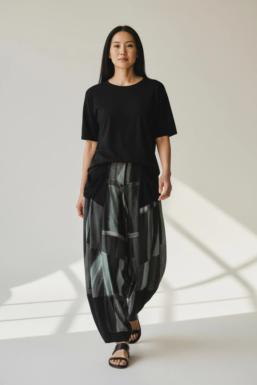 Ozai N Ku - Broek - Print Groen