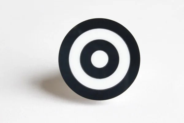 Trijn sieraden - Ring Acrylaat (#R23-102) - Black/white