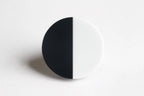 Trijn sieraden - Ring Acrylaat (#R23-99) - Black/white 3,8 cm