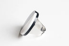 Trijn sieraden - Ring Acrylaat (#R23-99) - Black/white 3,8 cm