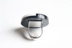 Trijn sieraden - Ring Acrylaat (#R23-99) - Black/white 3,8 cm