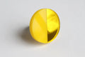 Trijn sieraden - Ring acrylaat (#R25-27) - Geel 3 cm