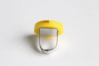 Trijn sieraden - Ring acrylaat (#R25-27) - Geel 3 cm