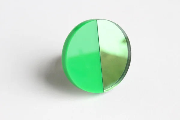 Trijn sieraden - Ring acrylaat (#R25-23) - Groen 3 cm