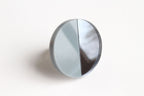 Trijn sieraden - Ring acrylaat (#R25-25) - Grijs 5 cm