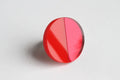 Trijn sieraden - Ring acrylaat (#R25-22) - Rood 3,8 cm Rood