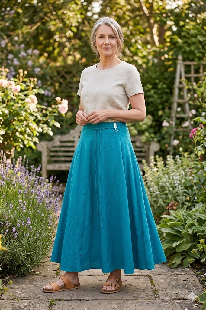 Heart - Stackelbars linnen rok - XL