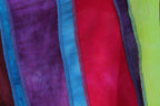 Liz & Joe - Viscose sjaal dikke en dunnen strepen S 427 V - Regenboog