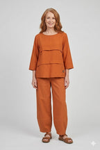 E-Avantgarde - Blouse 15161 - Paprika