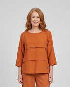 E-Avantgarde - Blouse 15161 - Paprika
