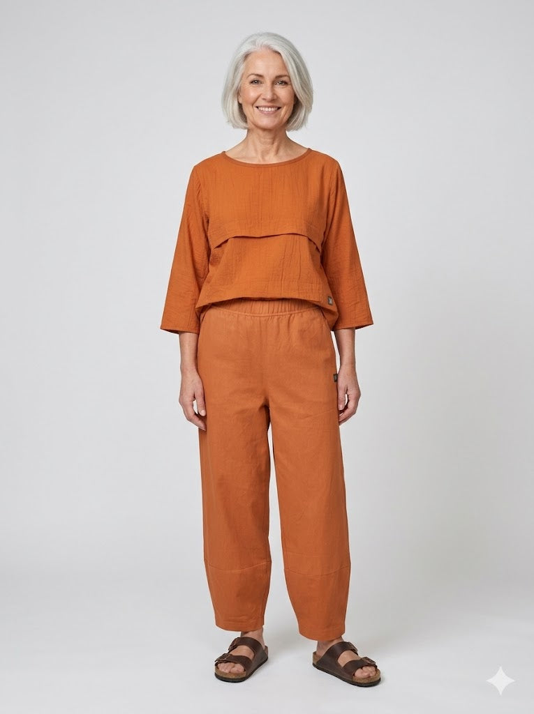 E-Avantgarde - Broek 15162- 44 - Paprika