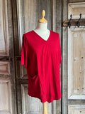 Angel Circle - Shirt  - Red wine * Rood