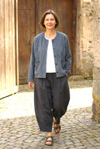Normal Crazy - Short Jacket Grijs Coldore tussenjas