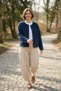 Normal Crazy - Short Jacket Navy coldore tussenjas
