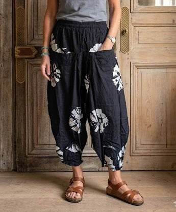 Normal Crazy – Sindy 7/8 – Tie-Dye - Print Black/White