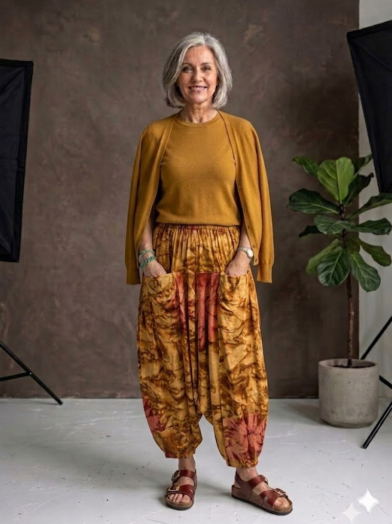 Normal Crazy - Sindy 7/8 - Print Tie-Dye Brown