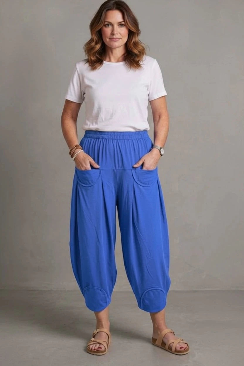 Normal Crazy Sindy 7/8 uni -  Turkish blue