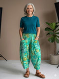 Normal Crazy - Sindy 7/8 - Print Tie-Dye Green