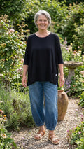 Sinne - Shirt 3/4 mouw - Zwart