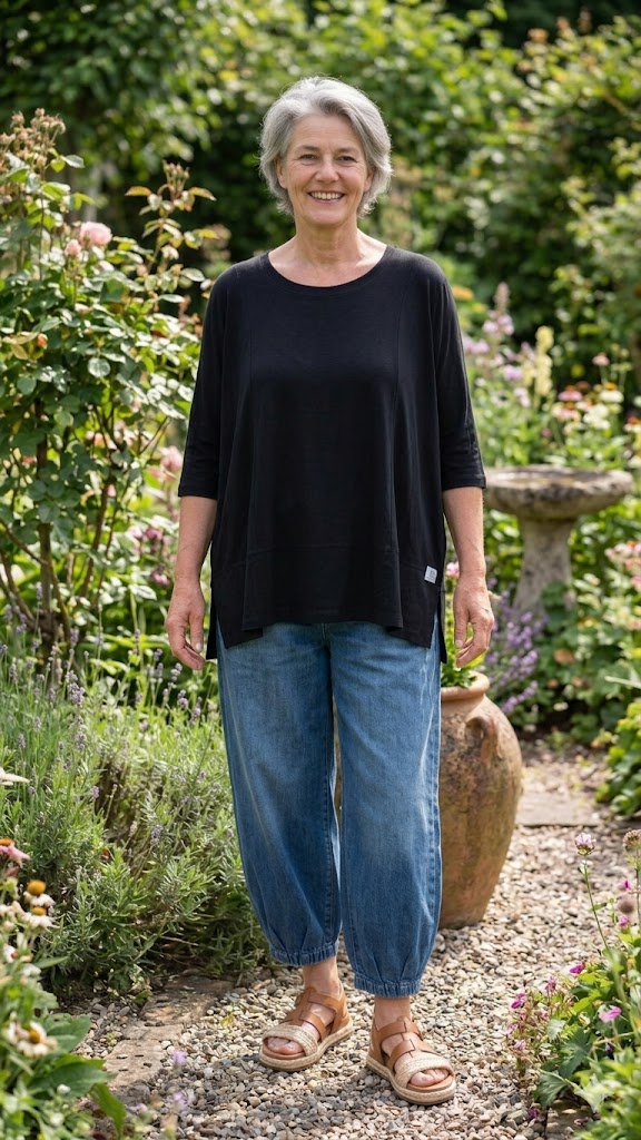 Sinne - Shirt 3/4 mouw - Zwart