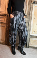 Sinne Designe - Broek Grijs/zwart streep