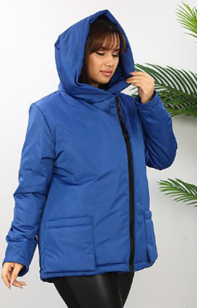 Sinne - Winterjas kort - Blauw