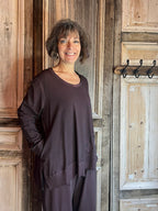 Sinne - Trui ronde hals - Bruin