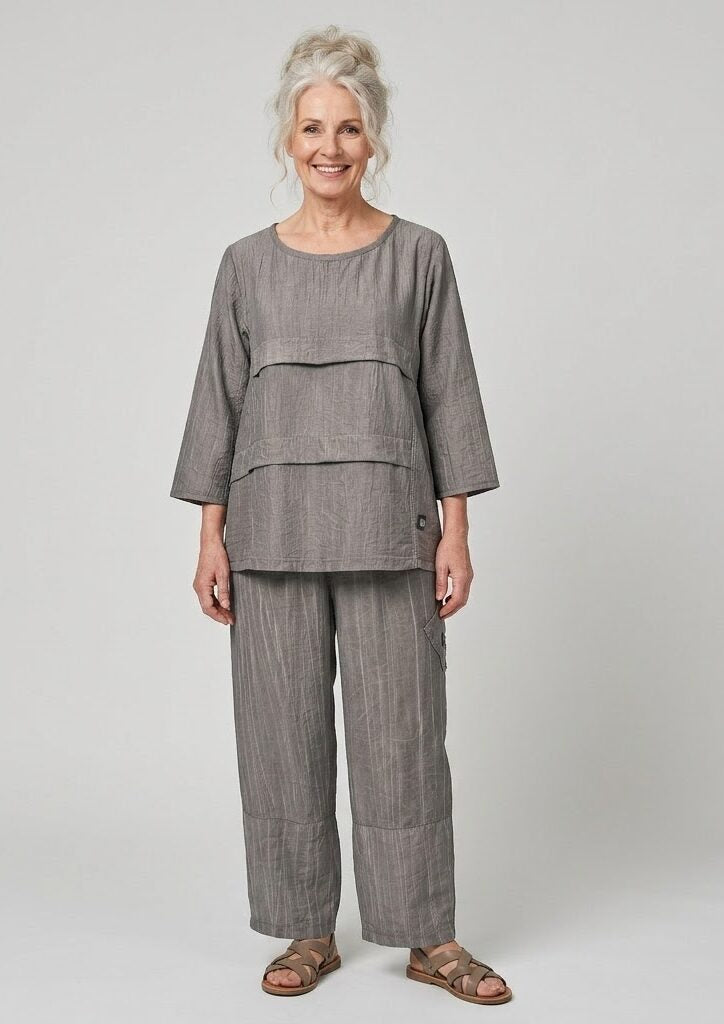 E-Avantgarde - Broek 15162- 83- Stone