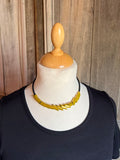 Tjonge Jonge Sieraden - Collier cilinders - Goudgeel