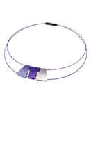 Tjonge Jonge Sieraden - Collier 3 hangers Blauw