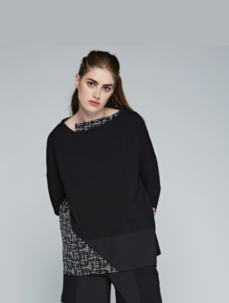 Luukaa - Shirt 24K1124 - Black/White
